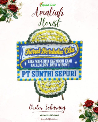 Papan Bunga Duka di Kamasan