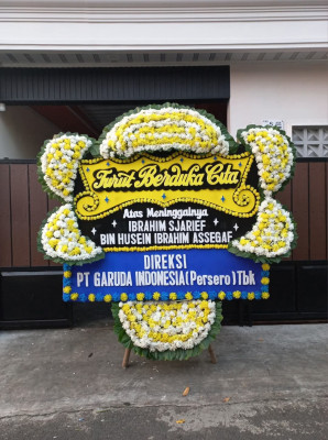 Papan Bunga Duka di Kamasan